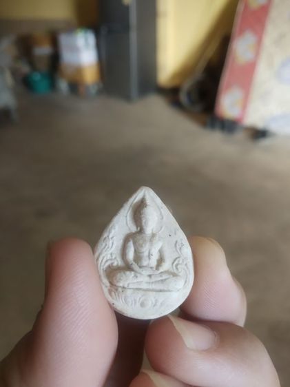 พระผงผสมว่านพิมพ์หยดน้ำ(พระสมเด็จกลีบบัววัดศรีบุญเรือง(จังหวัดเชียงใหม่ปี2521))พระบ้านพระเครื่องรางของมงคล รูปที่ 3