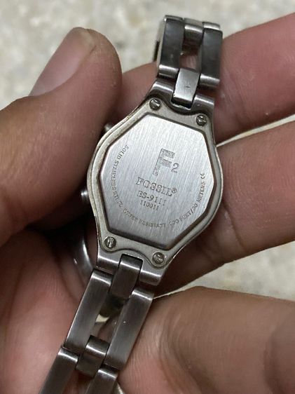 นาฬิกายี่ห้อ FOSSIL  ของแท้มือสอง สแตนเลส สายยาว 900฿ รูปที่ 2