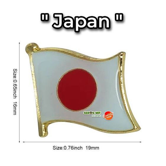 ถูกที่สุด‼️สินค้าพร้อมจัดส่ง 🌟 เข็มกลัดธงชาติทวีปเอเชียตะวันออก East Asia Flag Brooch Pin 🇰🇷🇯🇵🇨🇳🇲🇳🇭🇰🇰🇵 รูปที่ 3