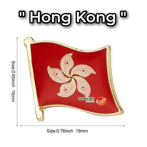 ถูกที่สุด‼️สินค้าพร้อมจัดส่ง 🌟 เข็มกลัดธงชาติทวีปเอเชียตะวันออก East Asia Flag Brooch Pin 🇰🇷🇯🇵🇨🇳🇲🇳🇭🇰🇰🇵 รูปที่ 6