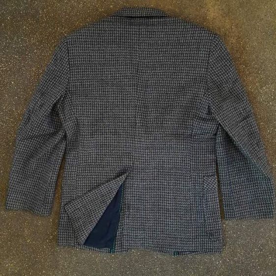 สูทลำลอง
Urban 
black and blue
check houndstooth tweed sport suit coat
made in Japan
🎌🎌🎌 รูปที่ 10