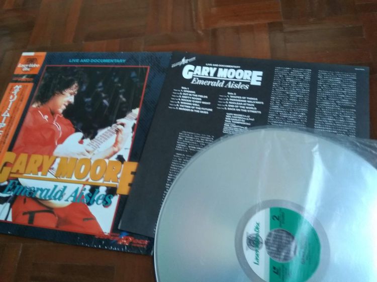 Gary Moore ชุด Emerald Aisles Laser Disc แผ่นญี่ปุ่น มีโอบิ รูปที่ 3
