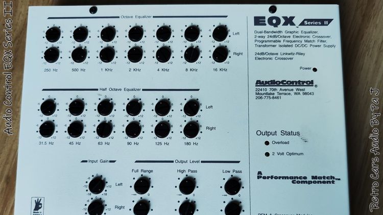 EQX Series II Equalizer Electronic Crossover รูปที่ 3