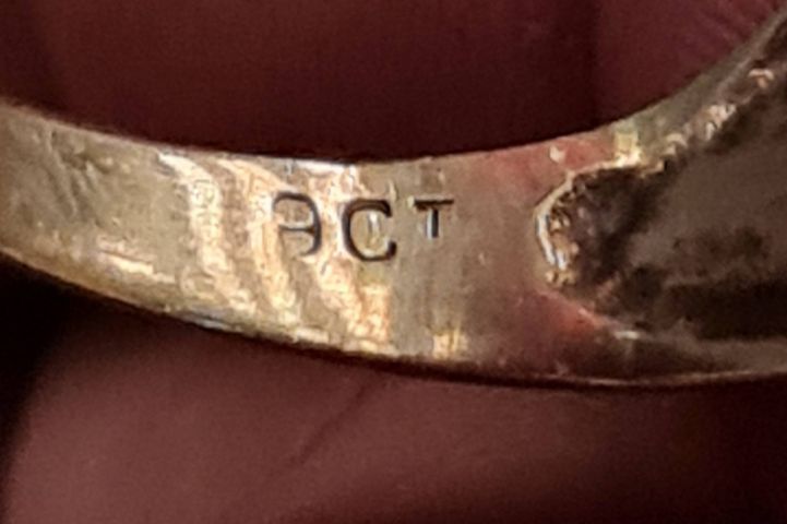 แหวนทองคำแท้ 9CT375 ประดับพลอยซิทรินสีเหลืองจากอิตาลี ไร้ตำหนิ รูปที่ 6