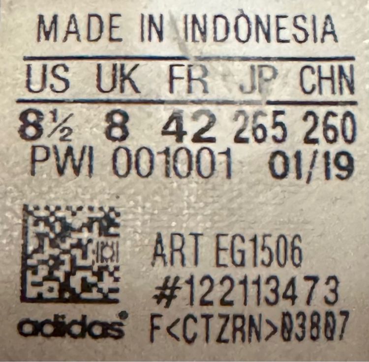 Adidas Cloudfoam Size42 ส่งฟรี รูปที่ 6