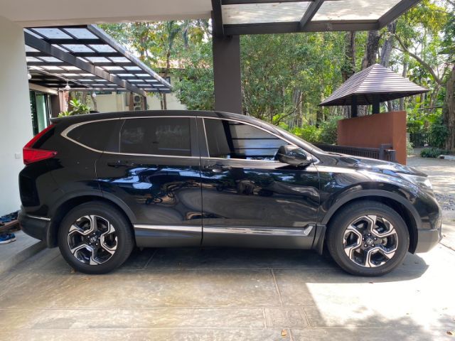 Honda CR-V 2017 2.4 EL 4WD Van เบนซิน ไม่ติดแก๊ส เกียร์อัตโนมัติ ดำ