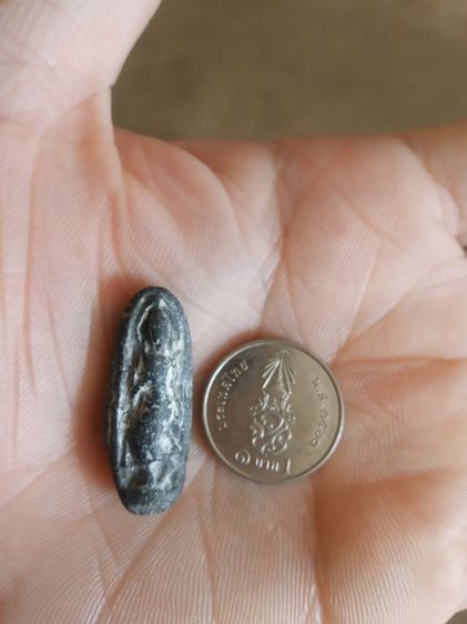 พระเนื้อดินผสมผงใบลานพิมพ์เล็ก(พระปางลีลากำแพงทุ่งเศรษฐีหรือพระลีลากำแพงเขย่งไม่ทราบเกจิที่สร้าง(280202))พระบ้านพระเครื่องรางของมงคล