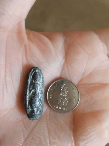 พระเนื้อดินผสมผงใบลานพิมพ์เล็ก(พระปางลีลากำแพงทุ่งเศรษฐีหรือพระลีลากำแพงเขย่งไม่ทราบเกจิที่สร้าง(280202))พระบ้านพระเครื่องรางของมงคล รูปที่ 8