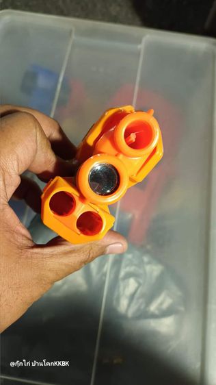 ขออนุญาตครับ
ของเล่น Nerf N Strike Elite Firestrike Red Light Beam Targeting Orange Blaster Dart Gun มือสอง ตามภาพ สภาพดี รูปที่ 6