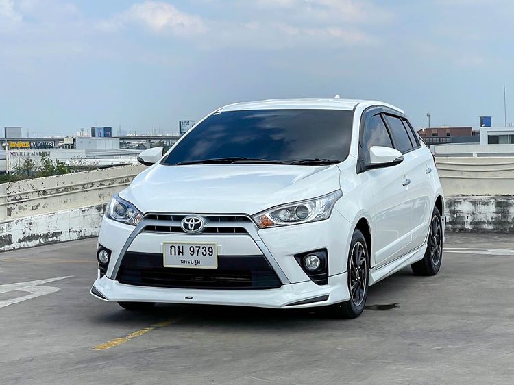 Toyota Yaris 2017 1.2 G Sedan เบนซิน ไม่ติดแก๊ส เกียร์อัตโนมัติ ขาว
