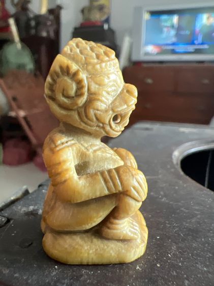 เครื่องรางแกะหนุมานโบราณ รูปที่ 4