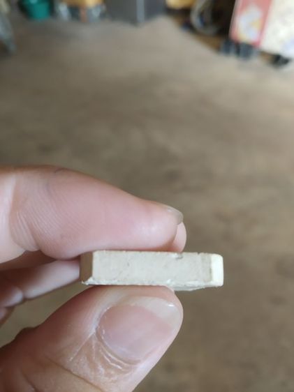 พระเนื้อผงผสมว่านรูปทรงแปดเหลี่ยม(พระพิมพ์พระหลวงพ่อวัดเขาตะเคราหลังยันต์นะ(รุ่นสร้างศาลา)(จังหวัดสมุทรสาคร))พระบ้านพระเครื่องรางของมงคล รูปที่ 13