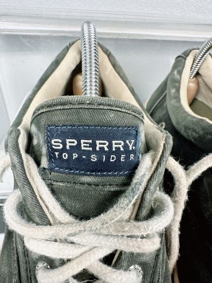 รองเท้า Sperry Sz.9us42eu27cm สีเทาเข้ม Upperมีเฟด นอกนั้นสภาพดี ไม่ขาดซ่อม ใส่เที่ยวลำลองดี รูปที่ 11