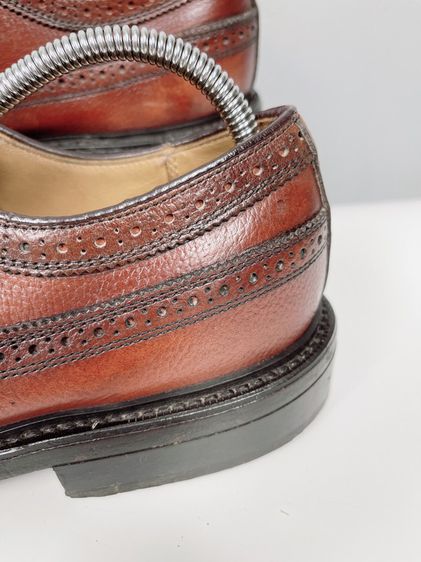 รองเท้าหนังแท้ Dexter Sz.10.5us45eu29cm Made in USA สีน้ำตาล พื้นหนังเย็บ สภาพสวยงาม ไม่ขาดซ่อม ใส่ทำงานออกงานดี รูปที่ 9
