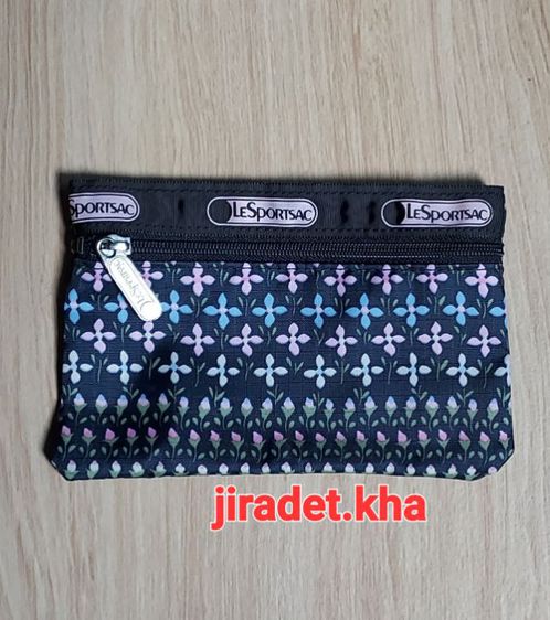 กระเป๋าผ้าLeSportsac สินค้าใหม่ คัดมาจากโกดังสินค้าญี่ปุ่น กระเป๋าใบเล็กขนาดพกพก 17×11 cm สำหรับใส่สิ่งของ (Limited) รูปที่ 3