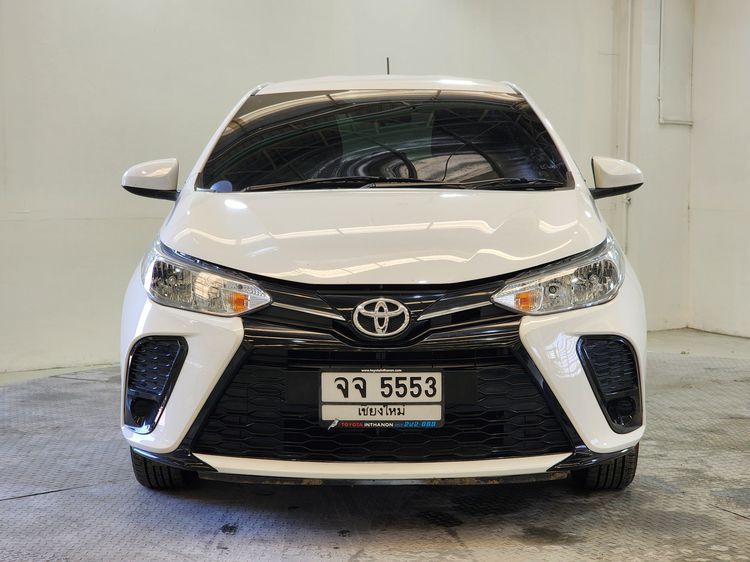 Toyota Yaris 2022 1.2 Entry Sedan เบนซิน ไม่ติดแก๊ส เกียร์อัตโนมัติ ขาว รูปที่ 2