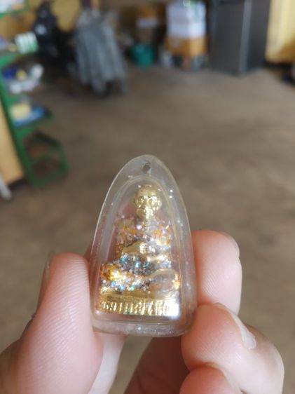 พระเนื้อโลหะกะไหล่ทอง(พระรูปหล่อพระสมเด็จพุฒาจารย์โตพรหมรังสีไม่ทราบเกจิที่สร้าง)พระบ้านพระเครื่องรางของมงคล รูปที่ 3