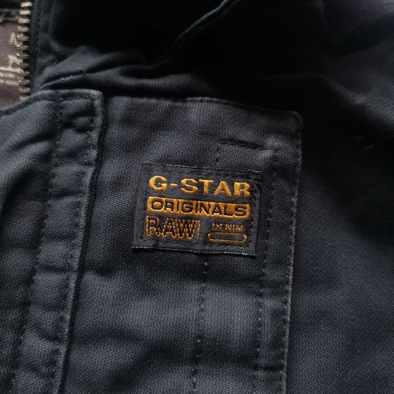 G-Star Raw Military Black Hooded Jacket รอบอก 39” รูปที่ 7