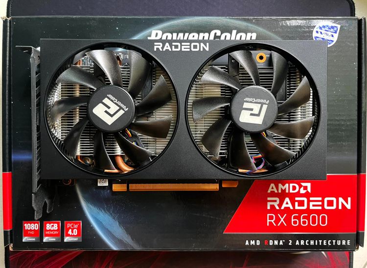 การ์ดจอ AMD RX6600 Power color รูปที่ 2