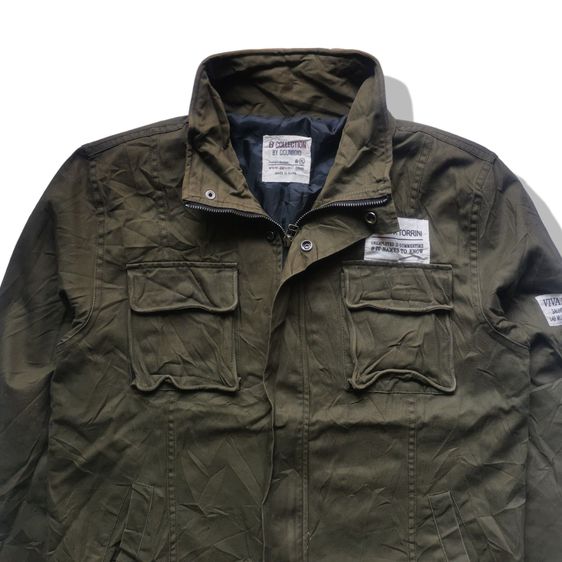 G Collection Ggumigio Full Zipper Military Jacket รอบอก 43” รูปที่ 3