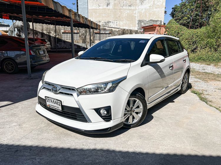 Toyota Yaris 2016 1.2 G Sedan เบนซิน ไม่ติดแก๊ส เกียร์อัตโนมัติ ขาว