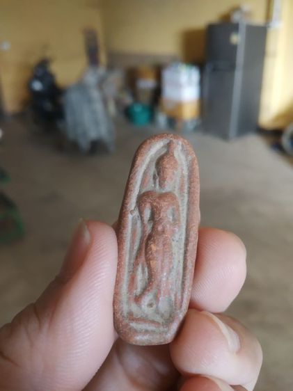 พระเนื้อดิน(พระปางลีลากำแพงทุ่งเศรษฐีหรือพระปางลีลากำแพงเขย่ง(ไม่ทราบเกจิที่สร้าง290274))พระบ้านพระเครื่องรางของมงคล รูปที่ 2