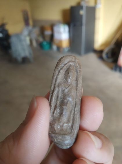 พระเนื้อดิน(พระปางลีลากำแพงเขย่งหรือพระลีลากำแพงทุ่งเศรษฐี(ไม่ทราบเกจิที่สร้าง290275))พระบ้านพระเครื่องรางของมงคล รูปที่ 2