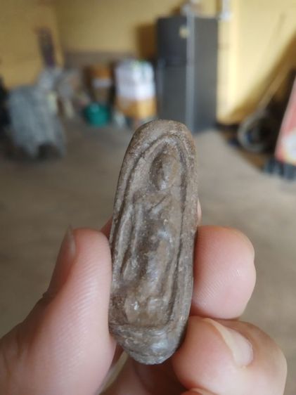 พระเนื้อดิน(พระปางลีลากำแพงเขย่งหรือพระลีลากำแพงทุ่งเศรษฐี(ไม่ทราบเกจิที่สร้าง290275))พระบ้านพระเครื่องรางของมงคล รูปที่ 6