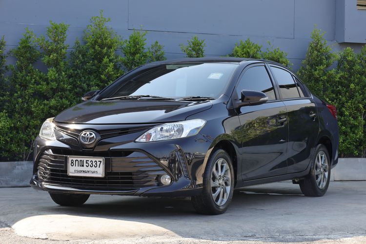 Toyota Vios 2018 1.5 E Sedan เบนซิน ไม่ติดแก๊ส เกียร์อัตโนมัติ ดำ