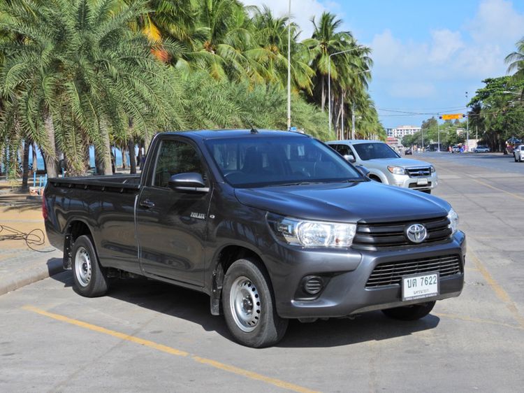 Toyota Hilux Revo 2018 Pickup ดีเซล ไม่ติดแก๊ส เกียร์ธรรมดา เทา รูปที่ 3