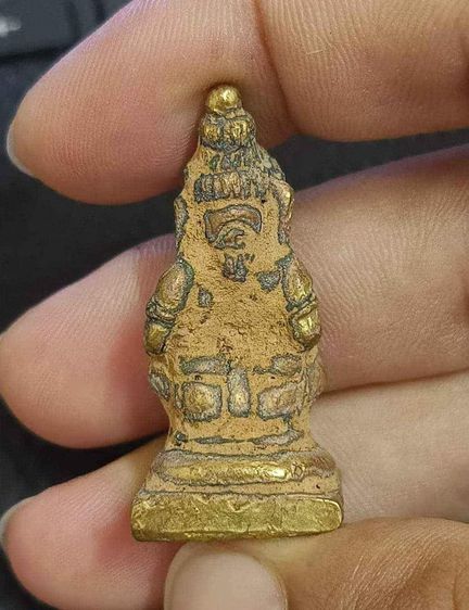 เทวรูปพระพุทธเจ้า เนื้อทองสัมฤทธิ์โบราณ ศิลปะลพบุรี เก่ามาก รูปที่ 2