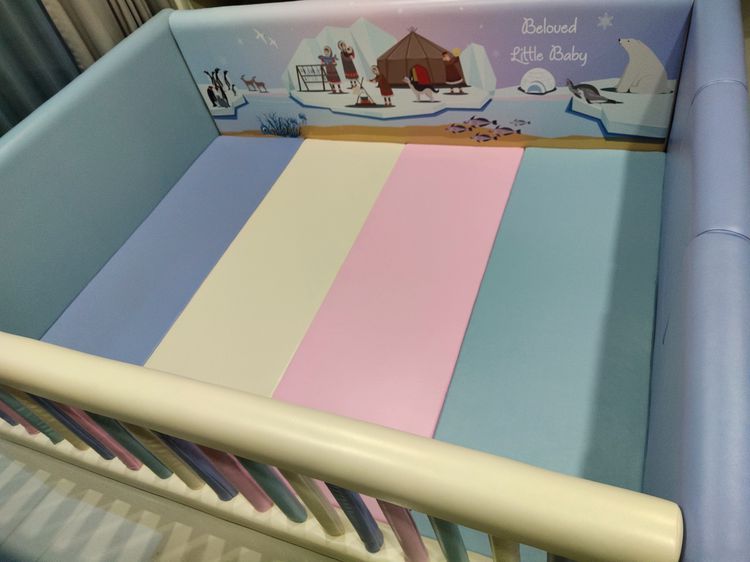 คอกกั้นเด็ก พร้อมเบาะรองคลาน สภาพใหม่ ไม่มีรอยตำหนิ รูปที่ 3