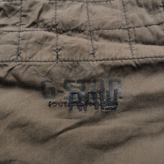 G-Star Raw 3301 Brown Zipper Jacket รอบอก 45” รูปที่ 6