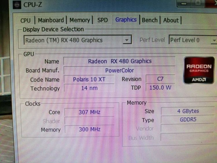  RX480 4G DDR5 256bits รูปที่ 5