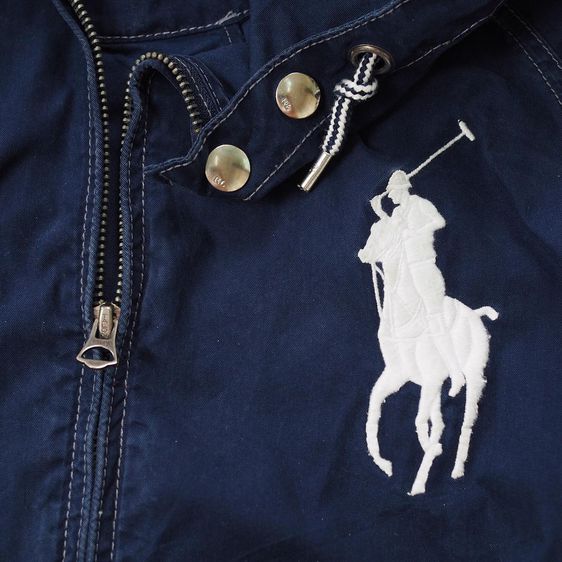 Polo Ralph Lauren Navy Blues Big Pony Hooded Jacket รอบอก 45” รูปที่ 5