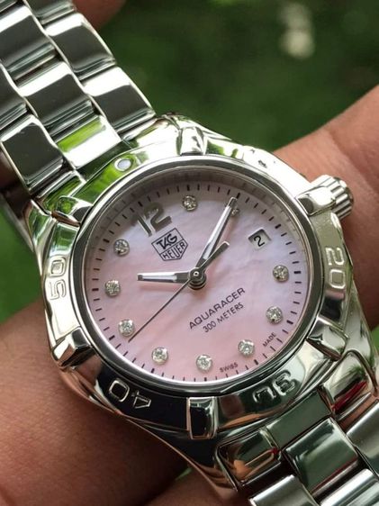 TAG Heuer Aquaracer Lady Diamond Pink Mother of pearl WAF141A🇨🇭🇨🇭
   รูปที่ 1