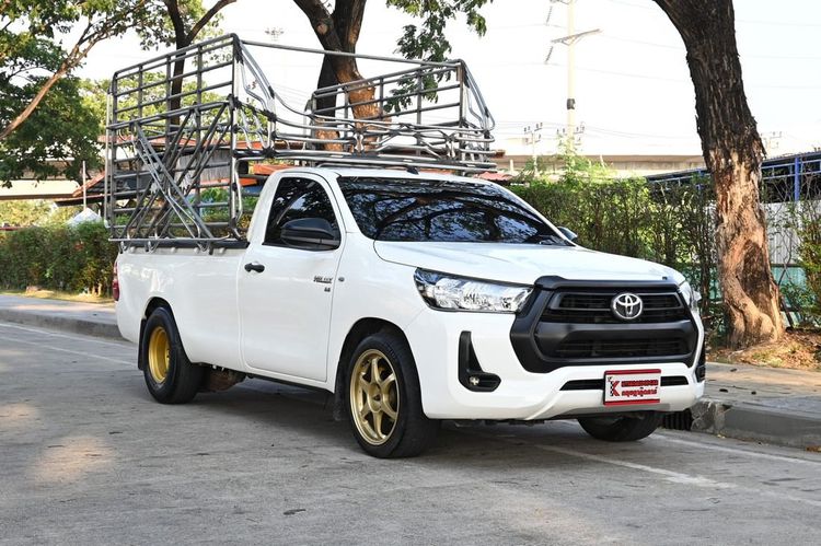 Toyota Hilux Revo 2021 2.8 ENTRY STANDARD CAB Pickup ดีเซล เกียร์ธรรมดา ขาว