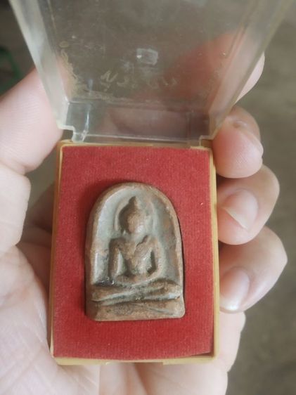 พระเนื้อดินพิมพ์กลาง(พระพิมพ์พระซุ้มกอเนื้อดินหลังเรียบ(ที่ระลึกจังหวัดกำแพงเพชร)(ไม่ทราบปีที่สร้าง))พระบ้านพระเครื่องรางของมงคล รูปที่ 5