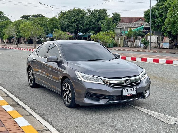 Honda Accord 2018 2.0 E i-VTEC Sedan เบนซิน ไม่ติดแก๊ส เกียร์อัตโนมัติ เทา รูปที่ 1