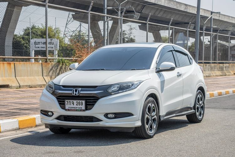 Honda HR-V 2018 1.8 EL Utility-car เบนซิน ไม่ติดแก๊ส เกียร์อัตโนมัติ ขาว