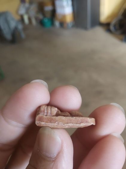 พระเนื้อดินเผาพิมพ์เล็ก(พระรอดหลังยันต์(นะชาลีติ)(ไม่ทราบพระเกจิที่สร้าง)(เนื้อออกสีแดงส้ม))พระใหม่พระบ้านพระเครื่องรางของมงคล รูปที่ 18