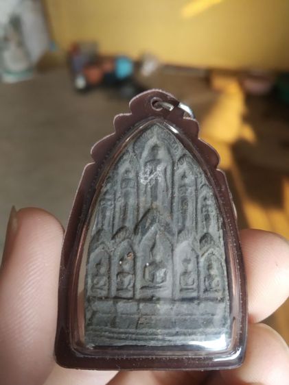 พระเนื้อผงผสมผงใบลาน(พระพิมพ์พระบารมีสิบทัศหลังยันต์พระเจ้าห้าพระองค์(ไม่ทราบพระเกจิที่สร้าง))พระบ้านพระเครื่องรางของมงคล รูปที่ 5