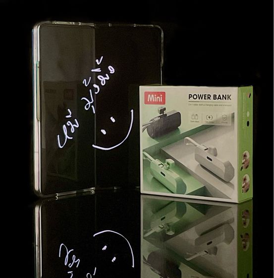 ขายของใหม่จ้า ‼️ Mini Power Bank 2 in 1 ไม่ต้องพกสายชาร์จให้ยุ่งยาก เล็กกะทัดรัด เอาไปทั้งกล่อง 150