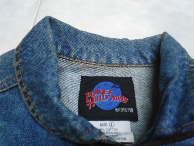 Planet Hollywood jacket jeans (chicago)​ ปี1991 รูปที่ 10
