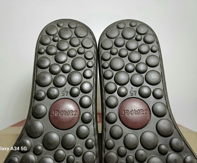 CAMPER Sneakers 45EU(29.0cm) Original ของแท้ มือ 2 สภาพใกล้เคียงของใหม่, รองเท้า CAMPER หนังแท้ พื้นเต็ม ป้ายครบ Soft และเชือกแท้ สวยมาก รูปที่ 11