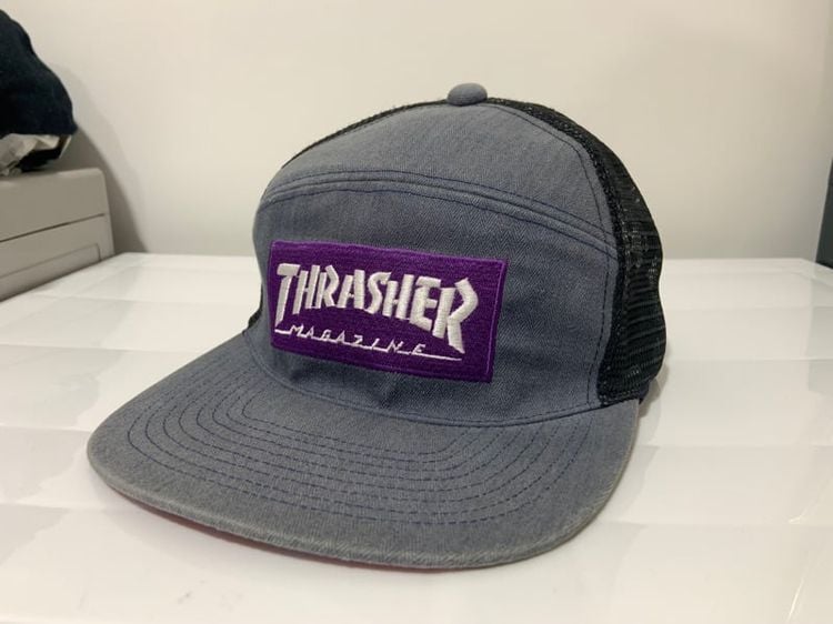 หมวก THARSHER แท้ 💯 สภาพดีมาก ดีเทลสวย ด้านหลังปรับระดับได้ หายากน่าสะสมครับ รูปที่ 1