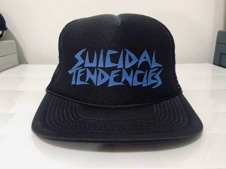 หมวก SUICIDAL TENDENCIES แท้ 💯 สภาพดีมมาก  ดีเทลสวย ด้านหลังปรับระดับได้ หายากน่าสะสมครับ