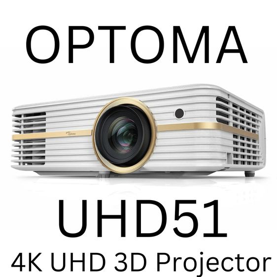 Optoma UHD 51 4K 3D projector แถมหลอดใหม่ 3
