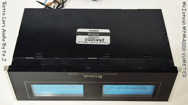 วิทยุ McIntosh MPM4000 vumeter