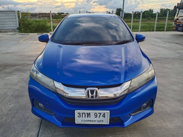 Honda City 2014 1.5 S เบนซิน ไม่ติดแก๊ส เกียร์อัตโนมัติ น้ำเงิน